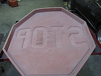 Sign construction with silicon molding